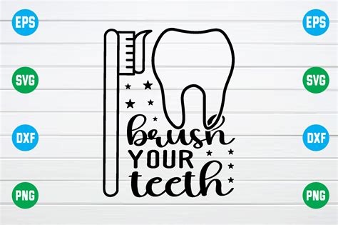 Download Free Brush your teeth SVG Printable