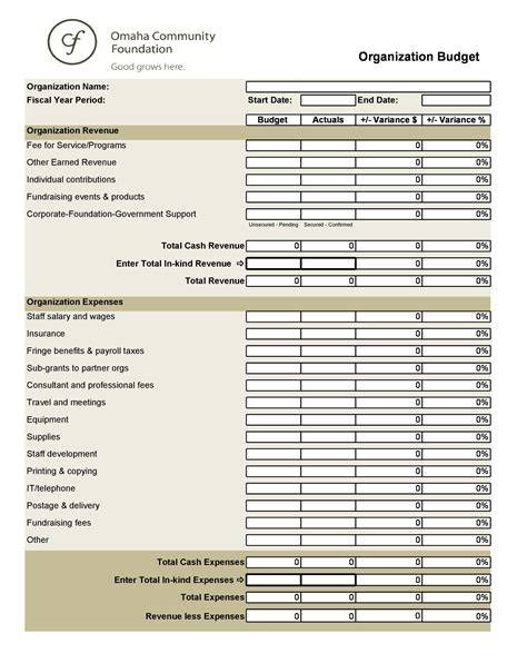 11+ Nonprofit Budget Templates Word, PDF, Excel