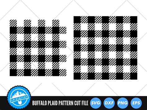 Download Free Buffalo Plaid Pattern SVG, Buffalo Plaid Cut File Easy Edite