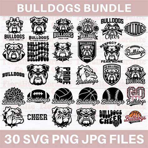 Download Free Bulldogs Mascot Bundle Printable