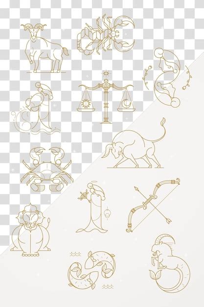 Download Free Bundle- Zodiac Signs Files Free PSD Mockups