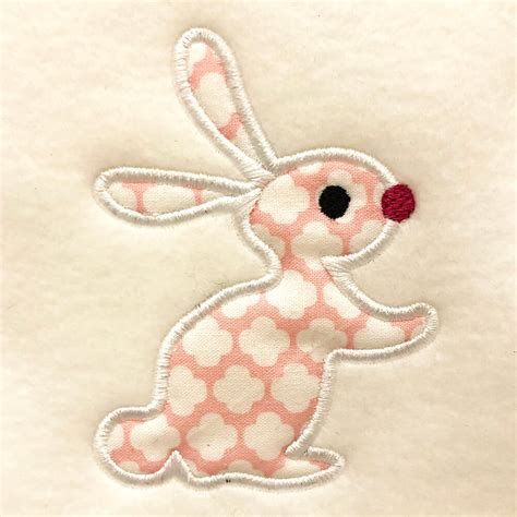 Download Free Bunny Applique Design Machine Embroidery Design For Cricut