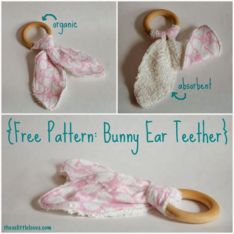 Download Free Bunny Ear Teether ITH | Applique Embroidery Files
