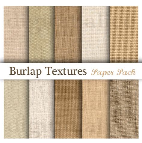 Download Free Burlap Colors Digital Paper Textures Commercial Use For Crafts