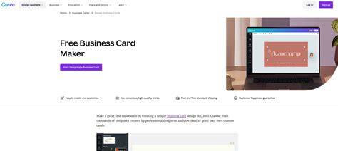 Free Business Card Maker Tool