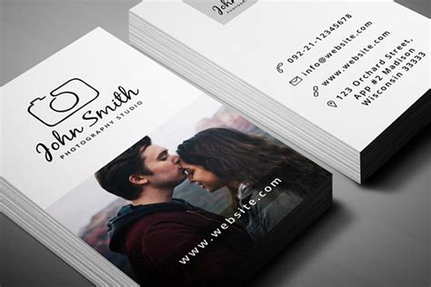 Free Business Card Templates For Photographers PSD