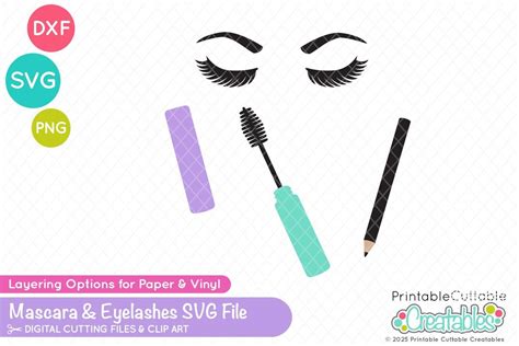 Download Free But First Mascara Commercial Use DXF Files