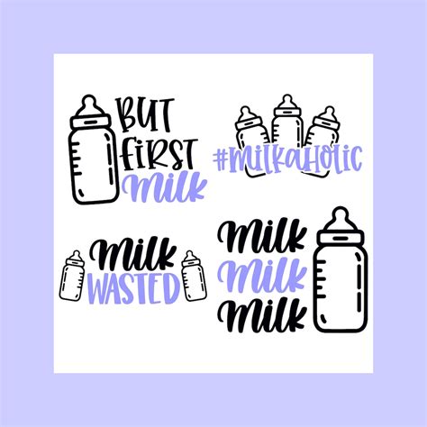 Download Free But First Milk DXF Files