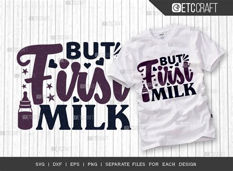 Download Free But first milk svg Cut Files