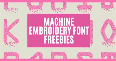 Unleash Your Creativity with Our Amazing Collection of Free BX Machine Embroidery Fonts