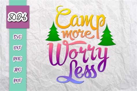 Download Free CAMP MORE WORRY LESS Crafts