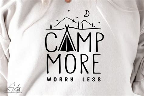 Download Free CAMP MORE WORRY LESS Cut Images