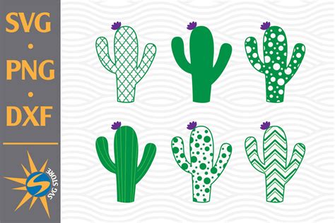 Download Free Cactus SVG, PNG, DXF Digital Files Include For Crafts