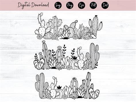Download Free Cactus Set Cameo
