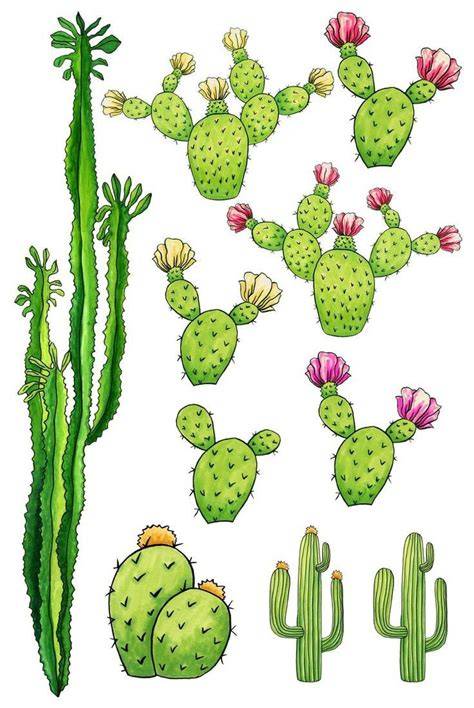 Download Free Cactus Set Creativefabrica