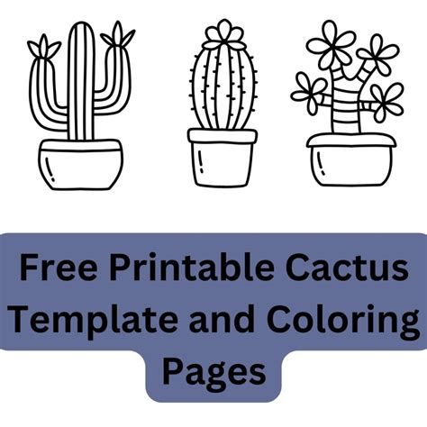 Download Free Cactus Set Printable