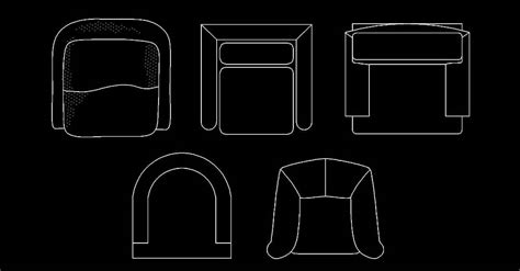 Download Free Cad Block Armchair For Crafts