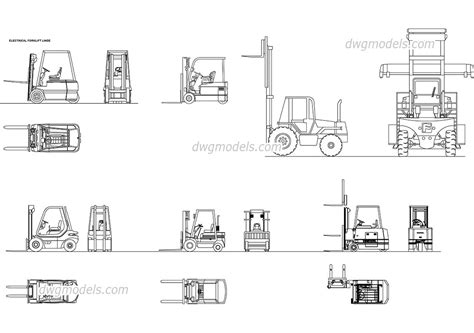 Download Free Cad Block Heavy Equipment DXF Files