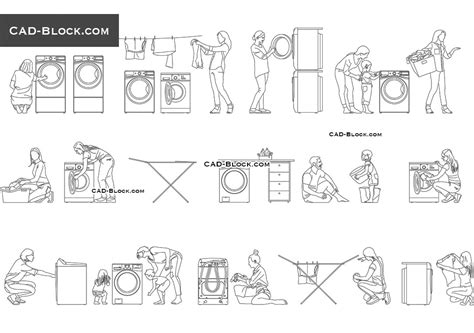Download Free Cad Block Laundry DXF Files