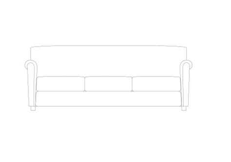 Download Free Cad Block Sofa DXF Files