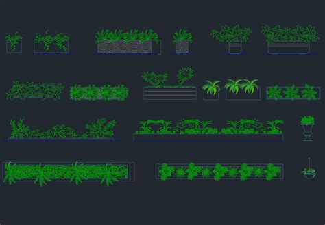 Download Free Cad Block Vegetation DXF Files
