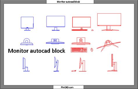 Download Free Cad Blocks Computer Monitor For Cricut