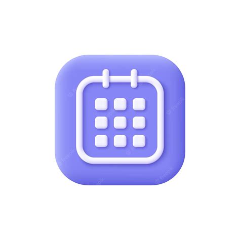 Free Calendar Button Image