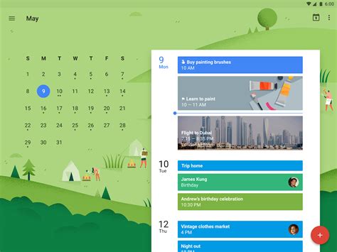 Free Calendar For Android Tablet