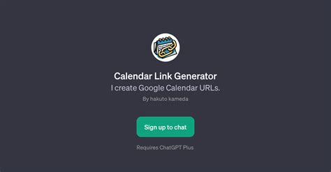 Free Calendar Link Generator