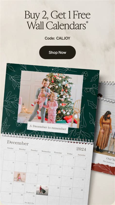 Free Calendar Shutterfly Code