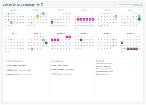 Free Calendar Visualization Library
