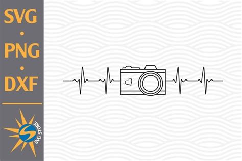 Download Free Camera Heartbeat SVG, PNG, DXF Digital Files Include Files