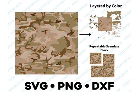 Download Free Camouflage seamless pattern DXF Files