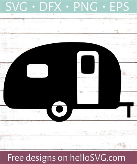 Roam Freely with Stunning Free Camper SVG Designs - Get Inspired today!
