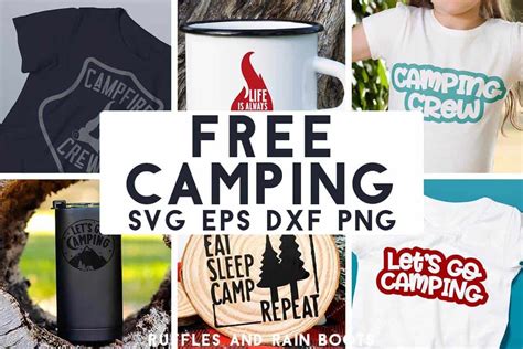 Download Free Camping Collection One SVG Set DXF Files