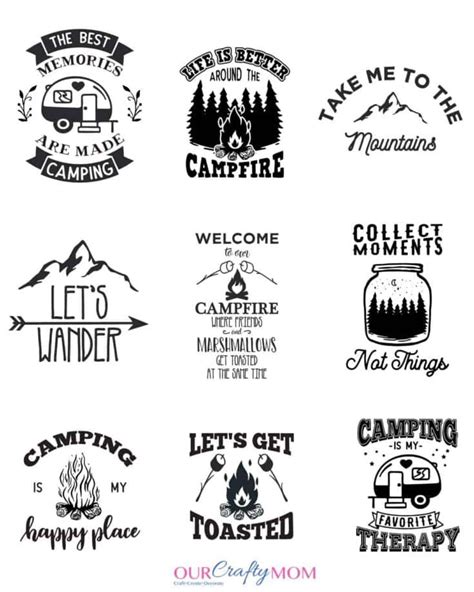 Download Free Camping Time SVG Printable