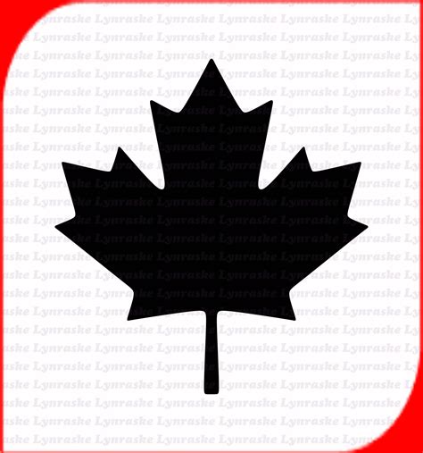 Download Free Canadian Maple - SVG File, DXF File Commercial Use For Crafts