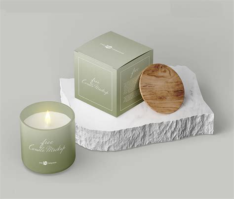 Download Free Candle Box Mockup Set PSD Templates Placeit