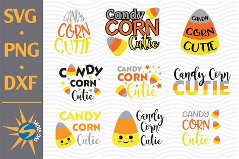 Download Free Candy Corn Cutie SVG, PNG, DXF Digital Files Include Files