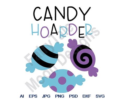 Download Free Candy Hoarder - SVG File, DXF File Creativefabrica Free PSD Mockups
