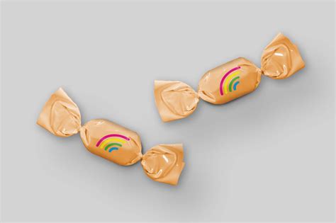 Download Free Candy Mockup - Front View PSD for Branding