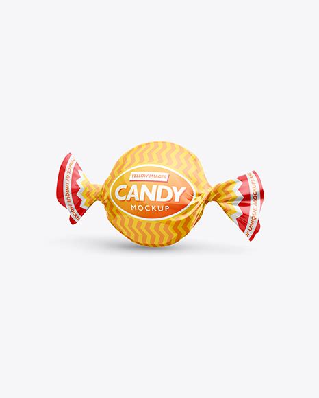 Download Free Candy Mockup - Half Side View PSD Generator