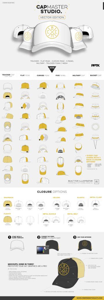 Download Free Cap Master Vector Edition PSD Templates TIFF Files Images