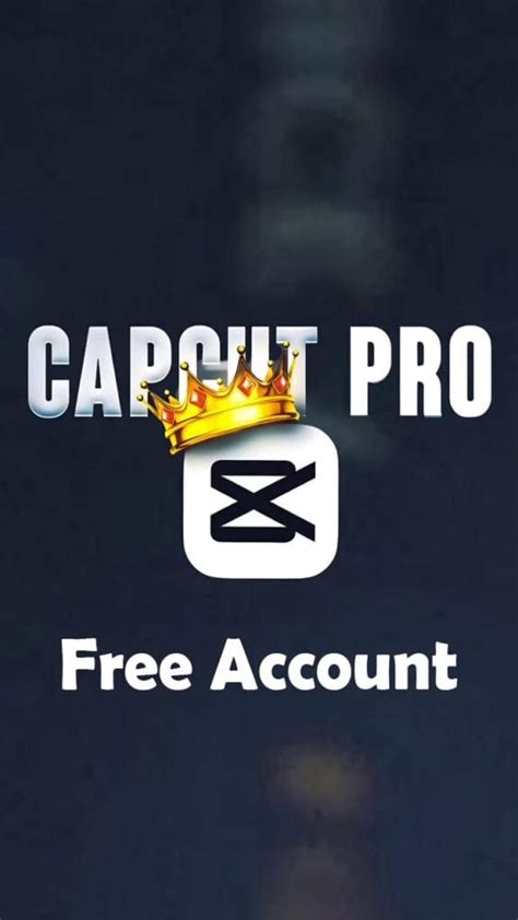 Free Capcut Pro Account