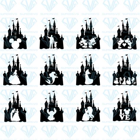 Download Free Castle SVG / DXF / EPS Files For Silhouette