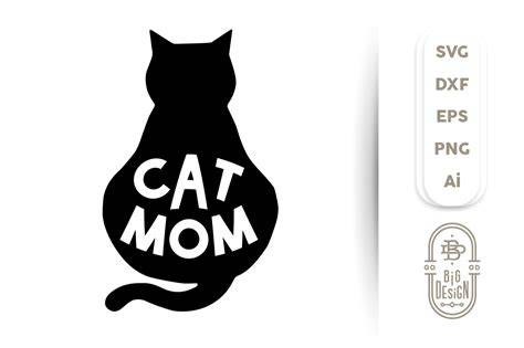 Download Free Cat Mom - EPS SVG DXF PNG Files