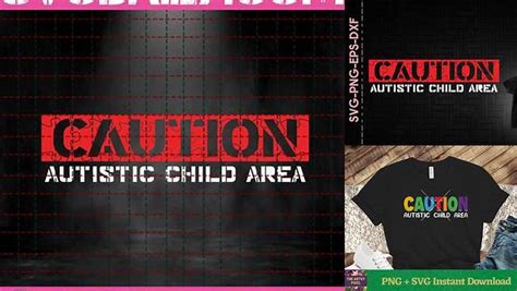 Download Free Caution Autistic Child Area Easy Edite