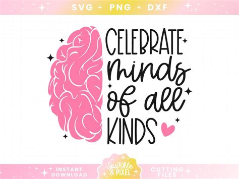 Download Free Celebrate Neurodiversity Files DXF Files