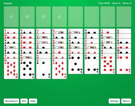 Free Cell Game Interface