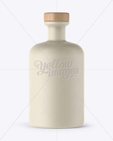 Download Free Ceramic Bottle with Wooden Cap Mockup PSD PSD Yellowimages PSD Files